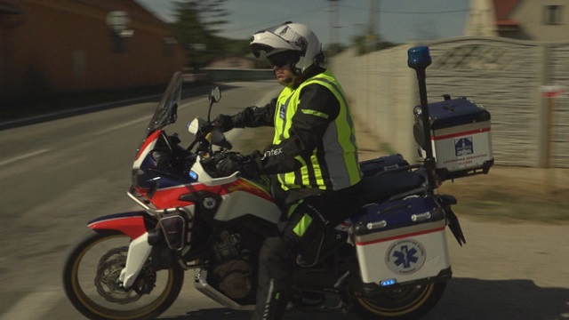 Zachranar na motorke